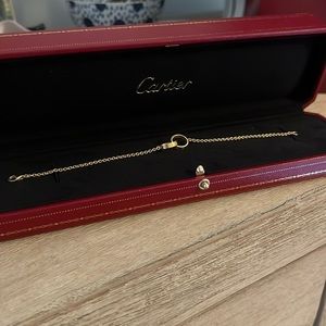 Cartier 18 K gold love bracelet. Worn only a few times.